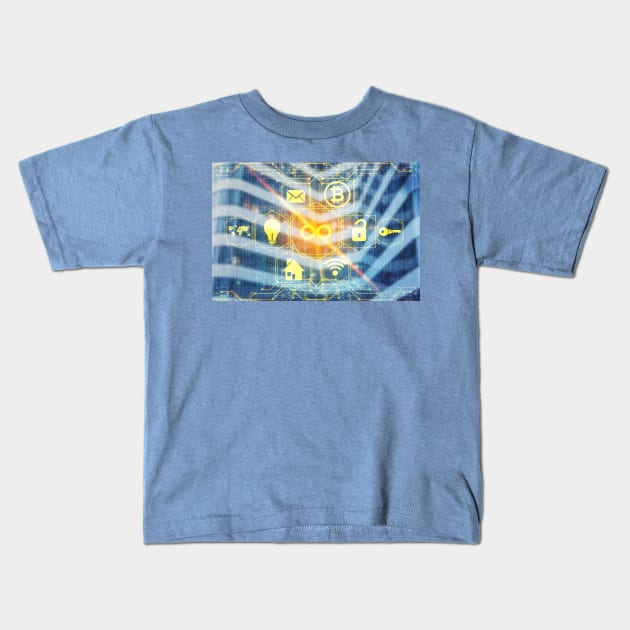 infinity access Kids T-Shirt by 1STunningArt